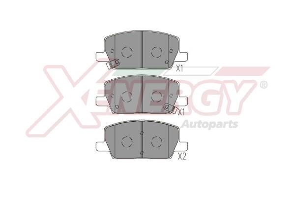 Xenergy X41291 Brake Pad Set, disc brake X41291: Buy near me in Poland at 2407.PL - Good price!