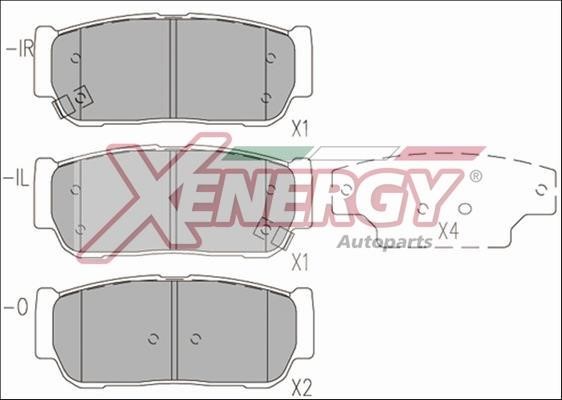 Xenergy X41233 Гальмівні колодки, комплект X41233: Купити у Польщі - Добра ціна на 2407.PL!
