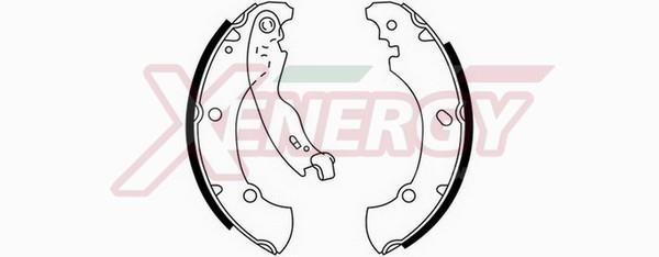 Xenergy X50251 Brake shoe set X50251: Buy near me in Poland at 2407.PL - Good price!