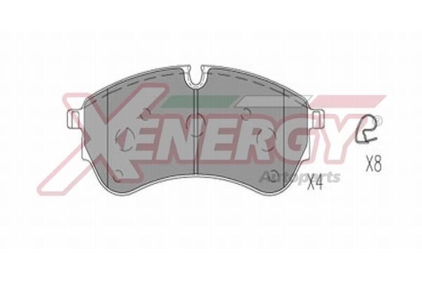 Xenergy X41368 Тормозные колодки дисковые, комплект X41368: Отличная цена - Купить в Польше на 2407.PL!