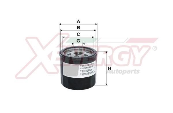 Xenergy X1522676 Oil Filter X1522676: Buy near me in Poland at 2407.PL - Good price!