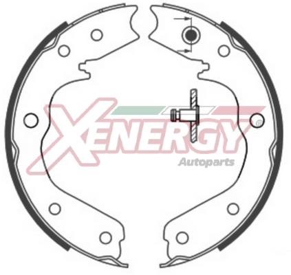 Xenergy X50534 Brake shoe set X50534: Buy near me at 2407.PL in Poland at an Affordable price!