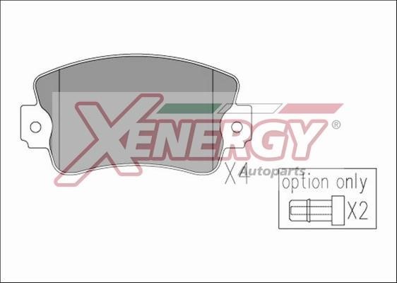 Xenergy X41202 Гальмівні колодки, комплект X41202: Приваблива ціна - Купити у Польщі на 2407.PL!