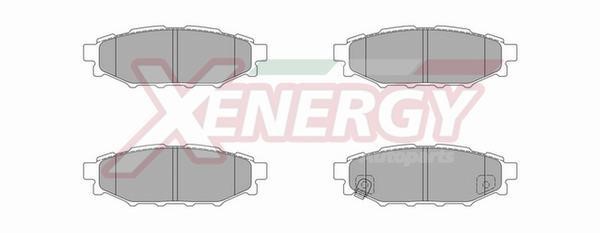 Xenergy X40948 Тормозные колодки дисковые, комплект X40948: Отличная цена - Купить в Польше на 2407.PL!