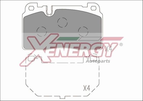 Xenergy X41271 Тормозные колодки дисковые, комплект X41271: Отличная цена - Купить в Польше на 2407.PL!