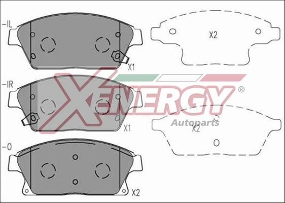 Xenergy X41078 Scheibenbremsbeläge, Set X41078: Kaufen Sie zu einem guten Preis in Polen bei 2407.PL!