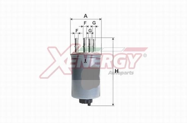 Xenergy X1599691 Топливный фильтр X1599691: Отличная цена - Купить в Польше на 2407.PL!