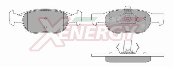 Xenergy X40572 Klocki hamulcowe, zestaw X40572: Dobra cena w Polsce na 2407.PL - Kup Teraz!