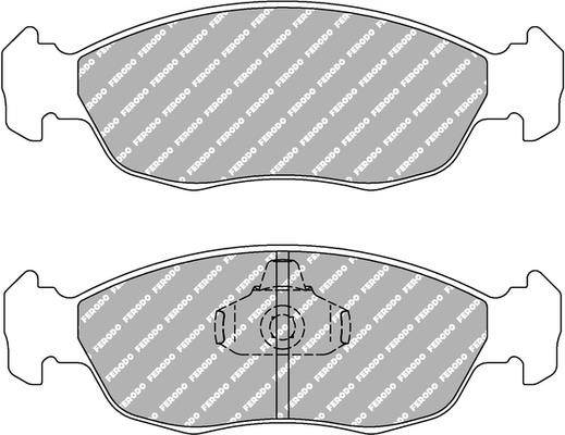 Ferodo FCP 876H Disc brake pads FERODO DS2500, set FCP876H: Buy near me at 2407.PL in Poland at an Affordable price!