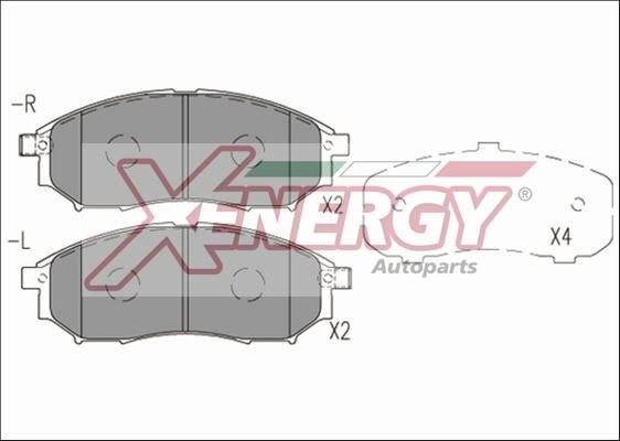 Xenergy X41246 Тормозные колодки дисковые, комплект X41246: Отличная цена - Купить в Польше на 2407.PL!