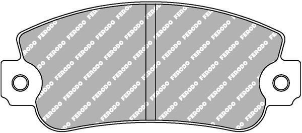 Ferodo FCP360H Тормозные колодки дисковые FERODO DS2500, комплект FCP360H: Купить в Польше - Отличная цена на 2407.PL!