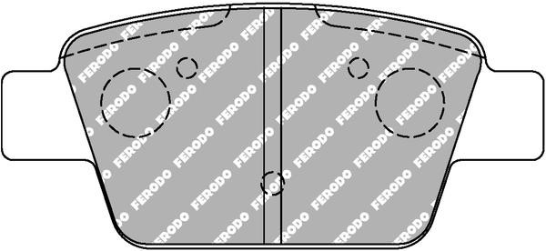 Ferodo FDS1469 Тормозные колодки дисковые, комплект FDS1469: Отличная цена - Купить в Польше на 2407.PL!