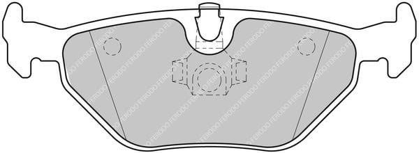 Ferodo FCP1301R Brake Pad Set, disc brake FCP1301R: Buy near me at 2407.PL in Poland at an Affordable price!