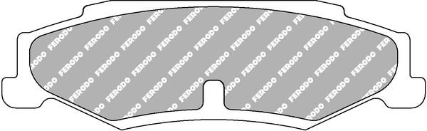 Ferodo FCP1563H Тормозные колодки дисковые FERODO DS2500, комплект FCP1563H: Отличная цена - Купить в Польше на 2407.PL!