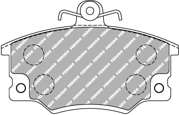 Ferodo FCP370W Brake Pad Set, disc brake FCP370W: Buy near me in Poland at 2407.PL - Good price!