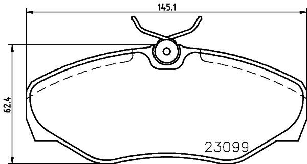 Nisshinbo NP2098 Brake Pad Set, disc brake NP2098: Buy near me in Poland at 2407.PL - Good price!