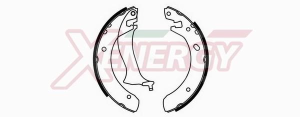 Xenergy X50325 Brake shoe set X50325: Buy near me in Poland at 2407.PL - Good price!