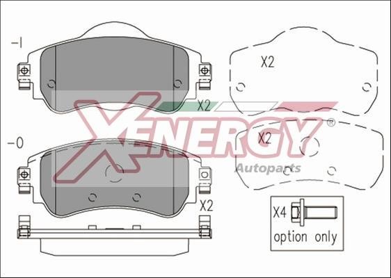 Xenergy X41231 Klocki hamulcowe, zestaw X41231: Dobra cena w Polsce na 2407.PL - Kup Teraz!