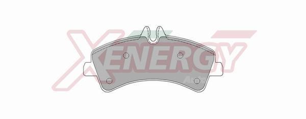 Xenergy X40964 Brake Pad Set, disc brake X40964: Buy near me in Poland at 2407.PL - Good price!