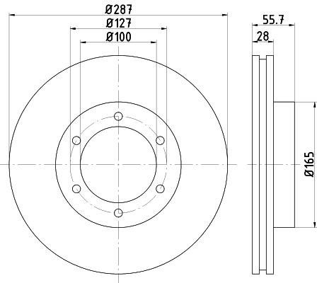 Nisshinbo ND1031 Brake disk ND1031: Buy near me in Poland at 2407.PL - Good price!