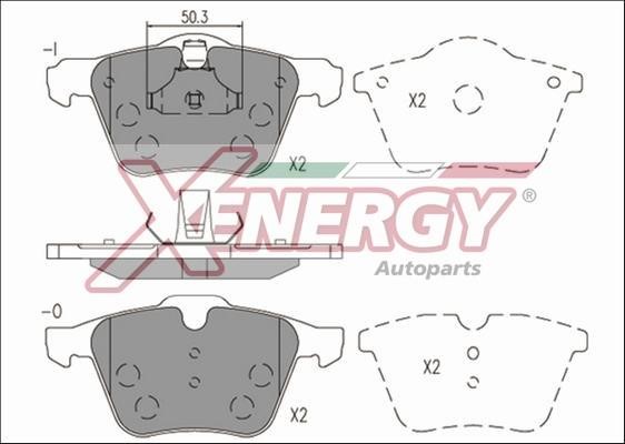 Xenergy X41236 Brake Pad Set, disc brake X41236: Buy near me in Poland at 2407.PL - Good price!