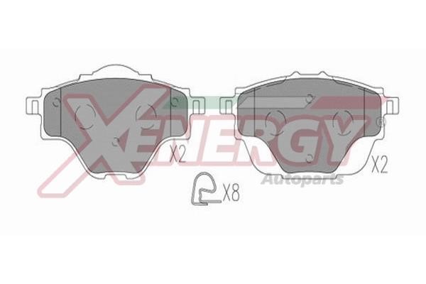 Xenergy X41384 Brake Pad Set, disc brake X41384: Buy near me at 2407.PL in Poland at an Affordable price!