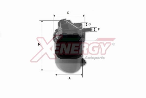 Xenergy X1509500 Fuel filter X1509500: Buy near me in Poland at 2407.PL - Good price!