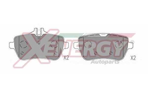 Xenergy X41333 Brake Pad Set, disc brake X41333: Buy near me in Poland at 2407.PL - Good price!