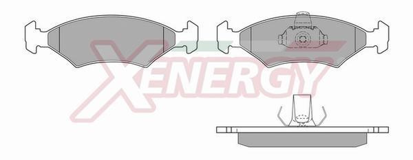Xenergy X40102 Brake Pad Set, disc brake X40102: Buy near me in Poland at 2407.PL - Good price!