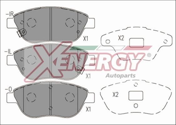 Xenergy X41186 Klocki hamulcowe, zestaw X41186: Dobra cena w Polsce na 2407.PL - Kup Teraz!