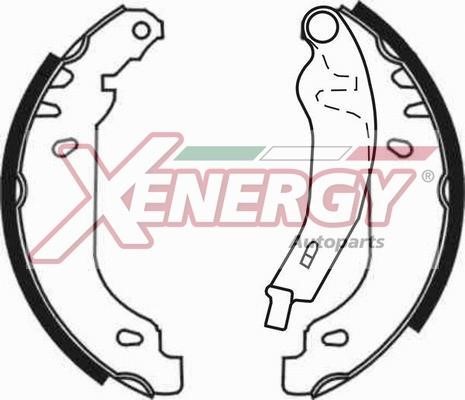 Xenergy X50667 Brake shoe set X50667: Buy near me in Poland at 2407.PL - Good price!