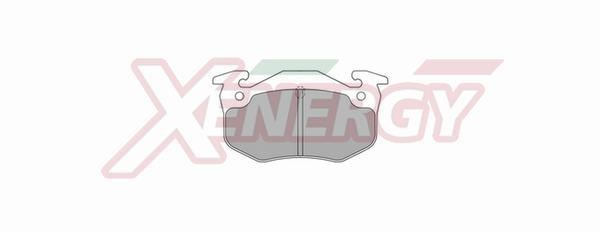 Xenergy X40266 Brake Pad Set, disc brake X40266: Buy near me in Poland at 2407.PL - Good price!