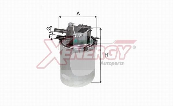 Xenergy X1598578 Fuel filter X1598578: Buy near me in Poland at 2407.PL - Good price!