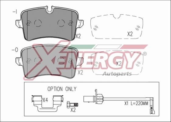 Xenergy X41272 Тормозные колодки дисковые, комплект X41272: Купить в Польше - Отличная цена на 2407.PL!