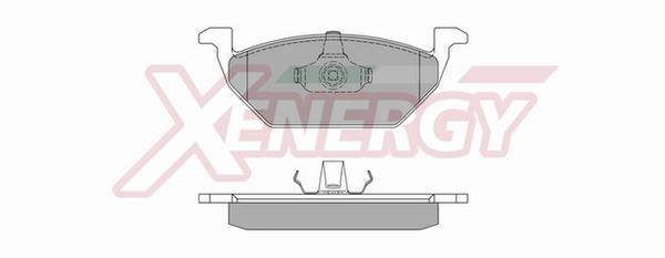 Xenergy X40662 Brake Pad Set, disc brake X40662: Buy near me at 2407.PL in Poland at an Affordable price!