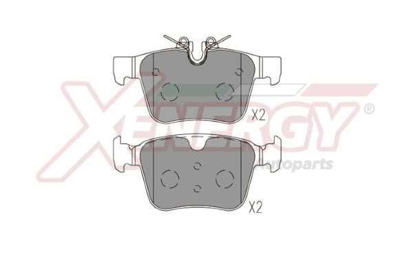 Xenergy X41288 Brake Pad Set, disc brake X41288: Buy near me in Poland at 2407.PL - Good price!