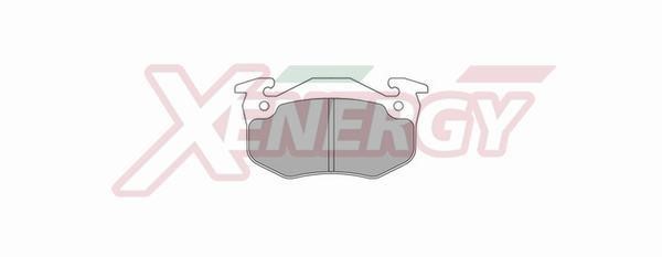 Xenergy X40182 Brake Pad Set, disc brake X40182: Buy near me in Poland at 2407.PL - Good price!