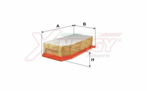 Xenergy X1591335 Воздушный фильтр X1591335: Отличная цена - Купить в Польше на 2407.PL!