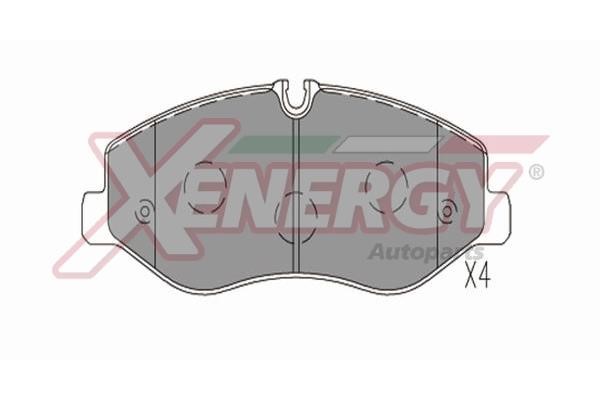 Xenergy X41344 Тормозные колодки дисковые, комплект X41344: Отличная цена - Купить в Польше на 2407.PL!