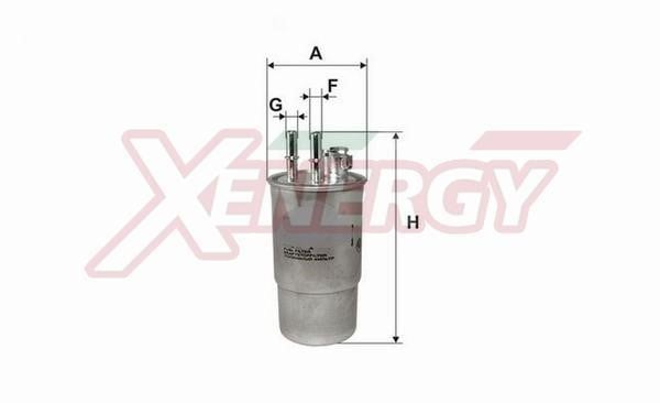 Xenergy X1510502 Топливный фильтр X1510502: Отличная цена - Купить в Польше на 2407.PL!