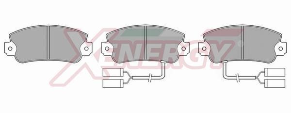 Xenergy X40184 Klocki hamulcowe, zestaw X40184: Dobra cena w Polsce na 2407.PL - Kup Teraz!