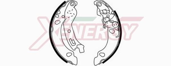 Xenergy X50368 Brake shoe set X50368: Buy near me in Poland at 2407.PL - Good price!