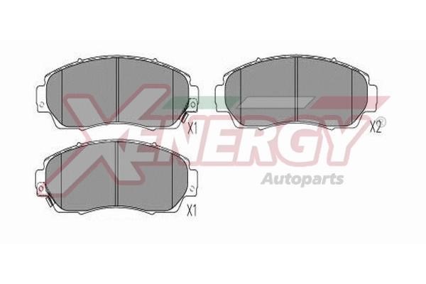 Xenergy X41376 Brake Pad Set, disc brake X41376: Buy near me in Poland at 2407.PL - Good price!