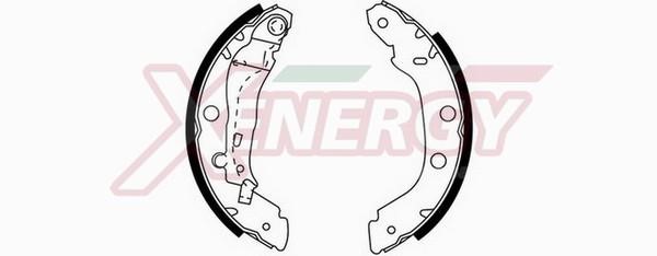Xenergy X50280 Brake shoe set X50280: Buy near me at 2407.PL in Poland at an Affordable price!
