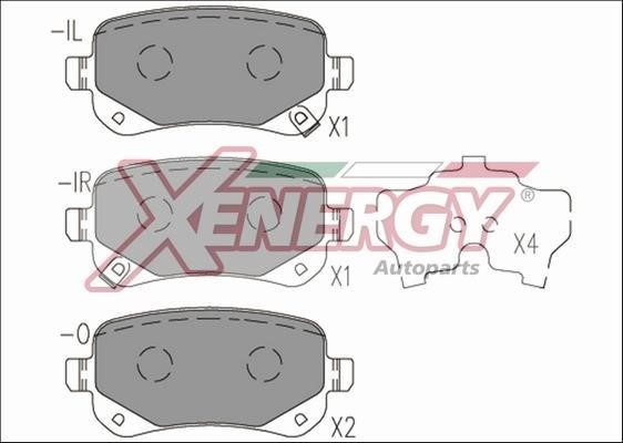 Xenergy X41266 Тормозные колодки дисковые, комплект X41266: Отличная цена - Купить в Польше на 2407.PL!