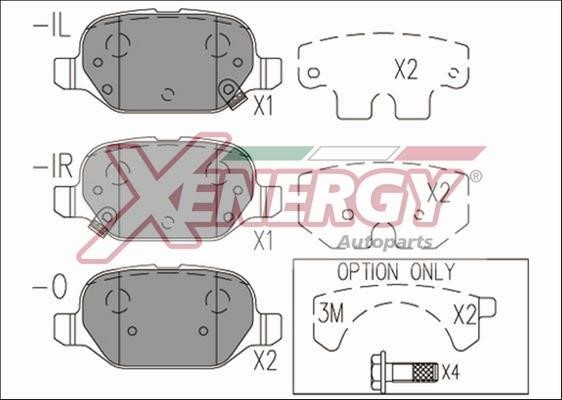 Xenergy X41193 Brake Pad Set, disc brake X41193: Buy near me at 2407.PL in Poland at an Affordable price!