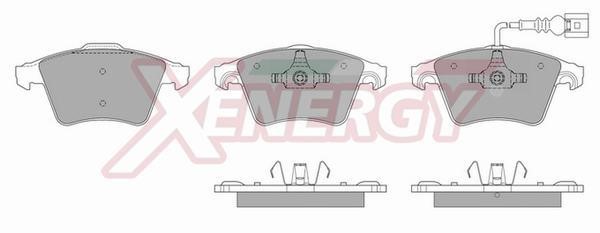 Xenergy X40901 Brake Pad Set, disc brake X40901: Buy near me at 2407.PL in Poland at an Affordable price!