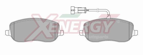 Xenergy X40836 Klocki hamulcowe, zestaw X40836: Dobra cena w Polsce na 2407.PL - Kup Teraz!