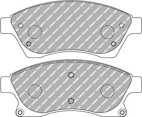 Ferodo FCP4262W Brake Pad Set, disc brake FCP4262W: Buy near me in Poland at 2407.PL - Good price!