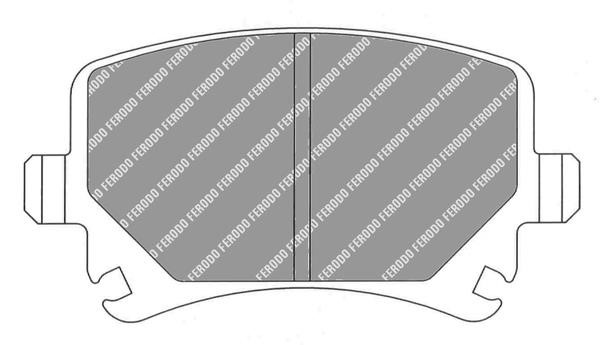 Ferodo FDS 1636 Brake Pad Set, disc brake FDS1636: Buy near me in Poland at 2407.PL - Good price!